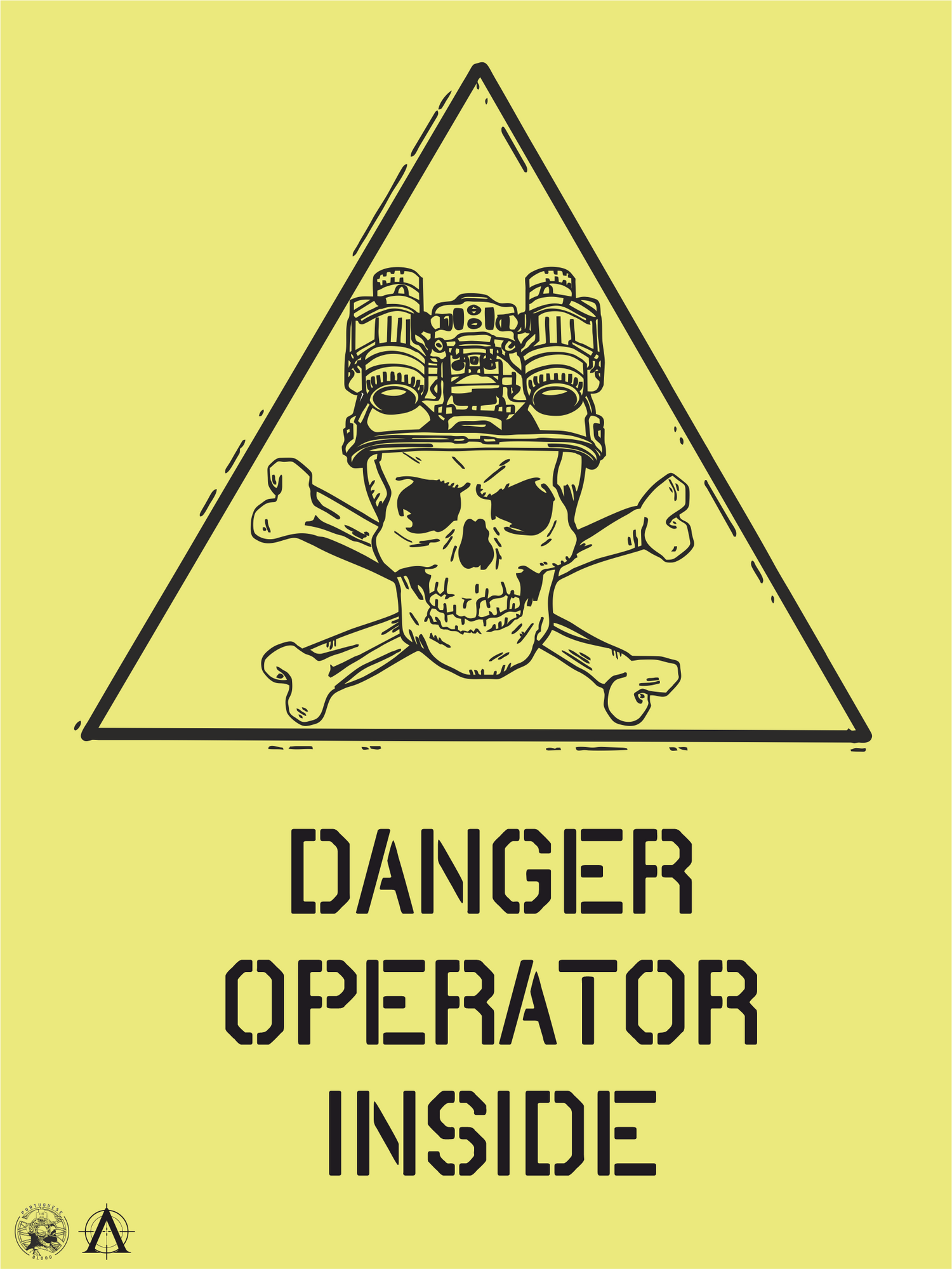 PLACA DANGER OPERATOR
