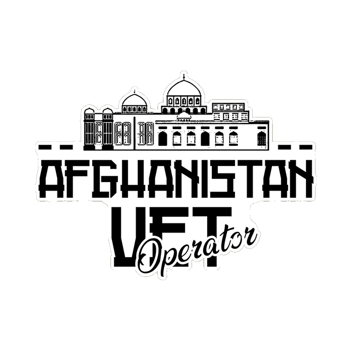 STICKER AFGHANISTAN VET OPERATOR ٱلسَّلَامُ عَلَيْكُمْ