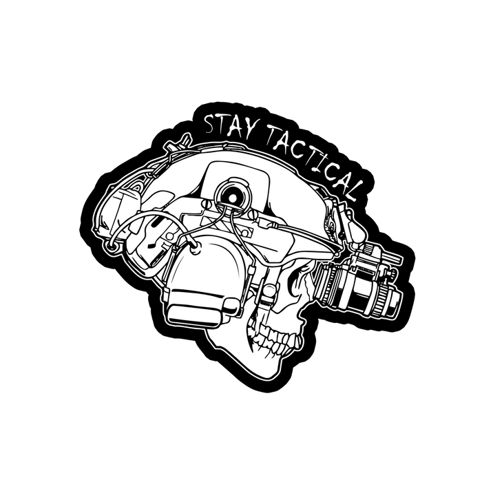 STICKER TACTICAL SKULL