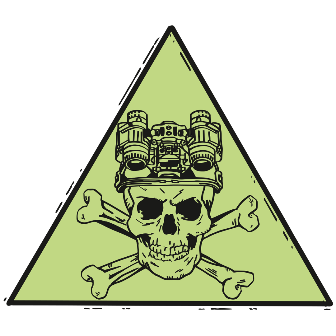 PLACA DANGER OPERATOR - TRIÂNGULO